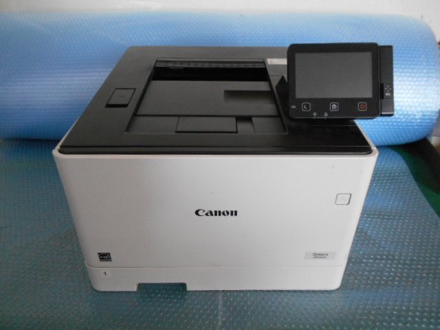 Canon LBP664C A4カラーレーザープリンター 印字17000枚(トナー無し別途ご用意ください/データ初期化済)/発送サイズA拍卖