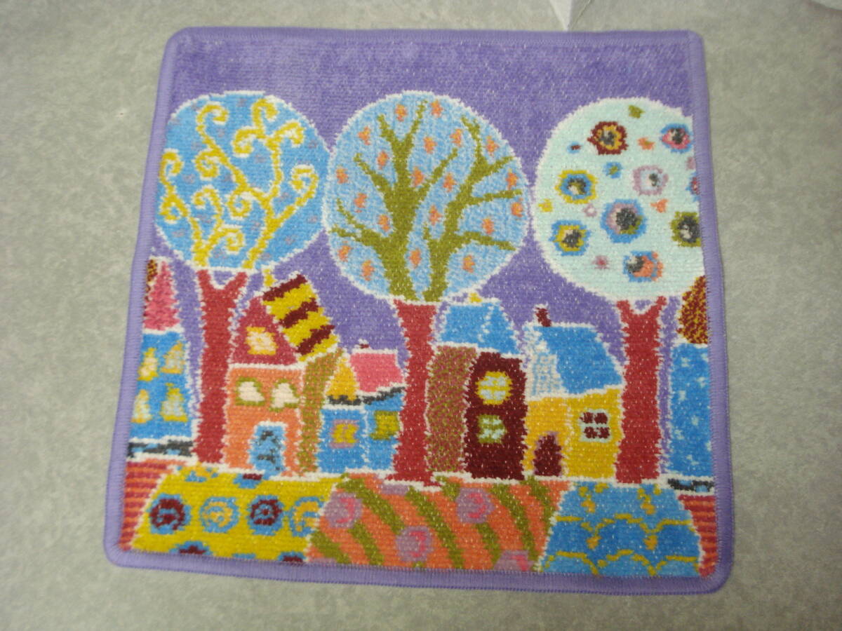 ☆ FEILER フェイラー ハンカチ☆ コテージ 紫 バイオレット拍卖