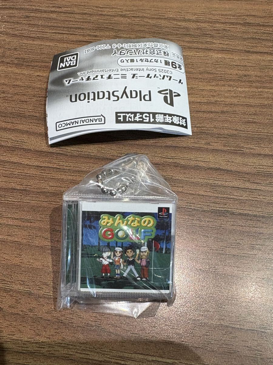 プレイステーション ゲームパッケージ ミニチュアチャーム みんなのGOLF拍卖