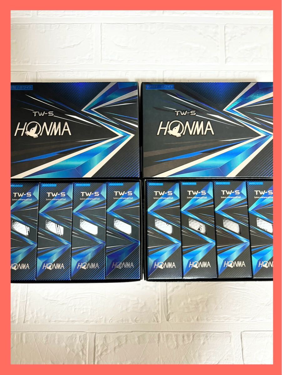 HONMA ホンマ TW-S ホワイト 2ダース(24球)拍卖