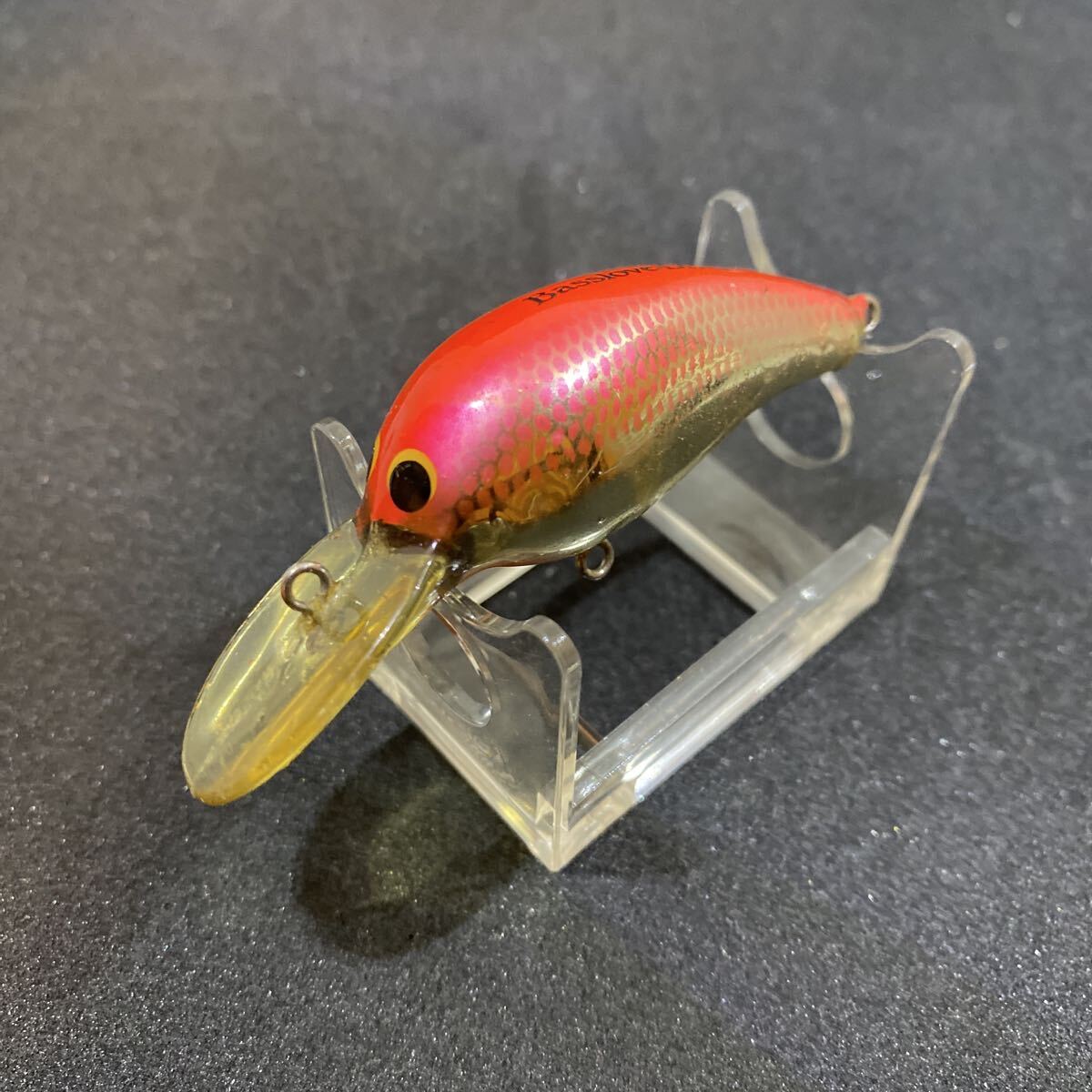 オールド リョービ バスラブ ダイバー RYOBI Basslove Diver old 4.8cm 6.8g クランク ピーナッツ バスハンター MR ピンクバックシルバー拍卖
