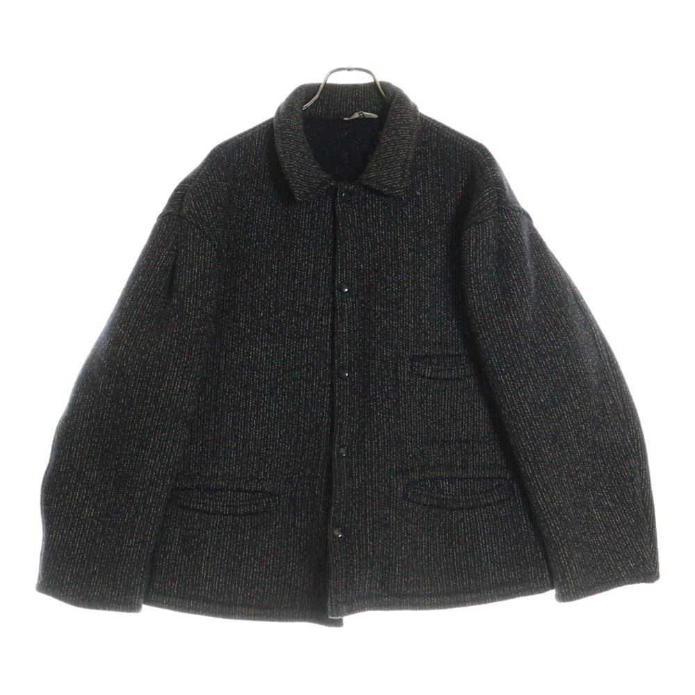 Brown's BEACH ブラウンズビーチ 50S-60S VINTAGE JACKET ビーチクロスニット ごま塩 スナップボタン ヴィンテージジャケット グレー拍卖