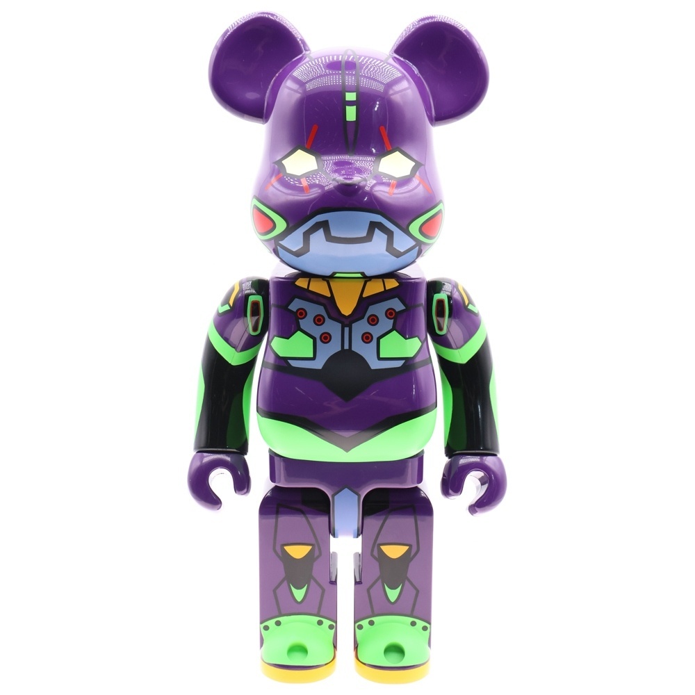 メディコムトイ BE@RBRICK EVANGELION1.0 ベアブリック エヴァンゲリオン新劇場版:序 エヴァンゲリオン初号機 ナイトカラーVer. 400%拍卖
