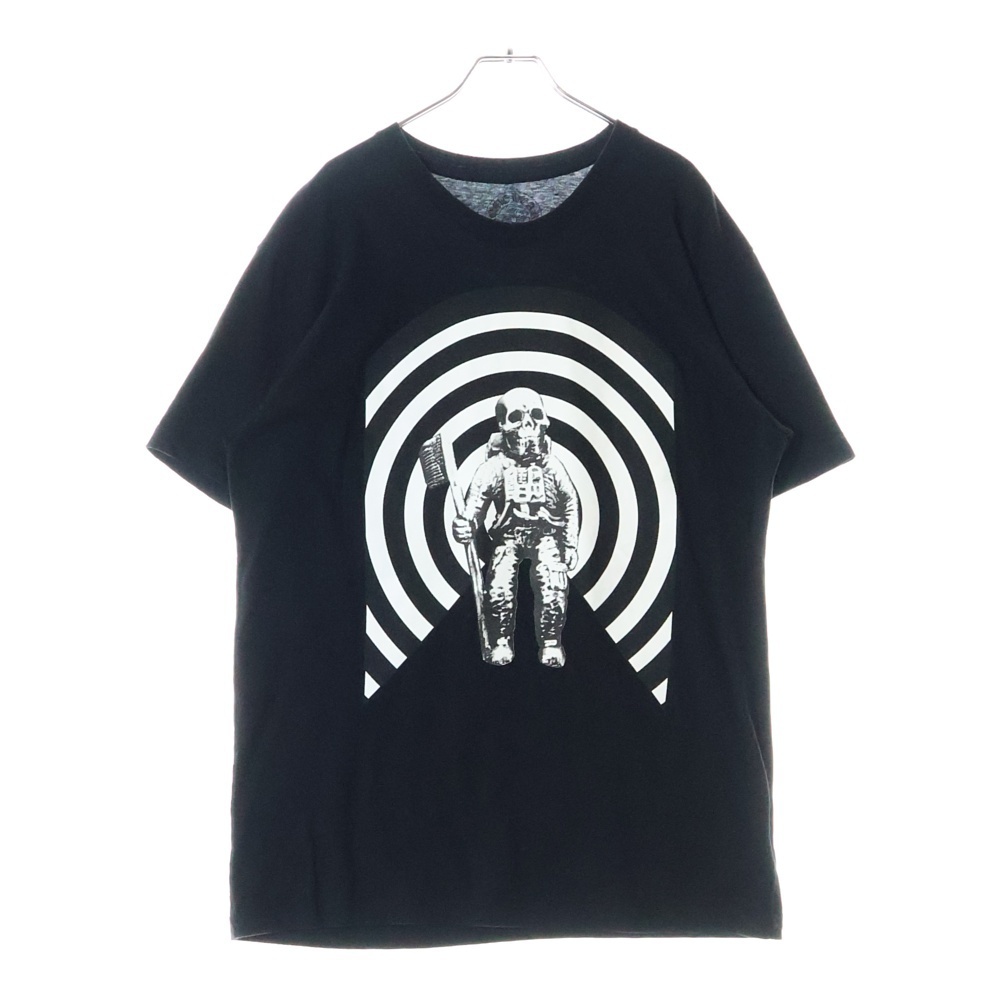 CHROME HEARTS クロムハーツ FOTI フォティ スカル プリント クルーネック半袖Tシャツカットソーブラック拍卖
