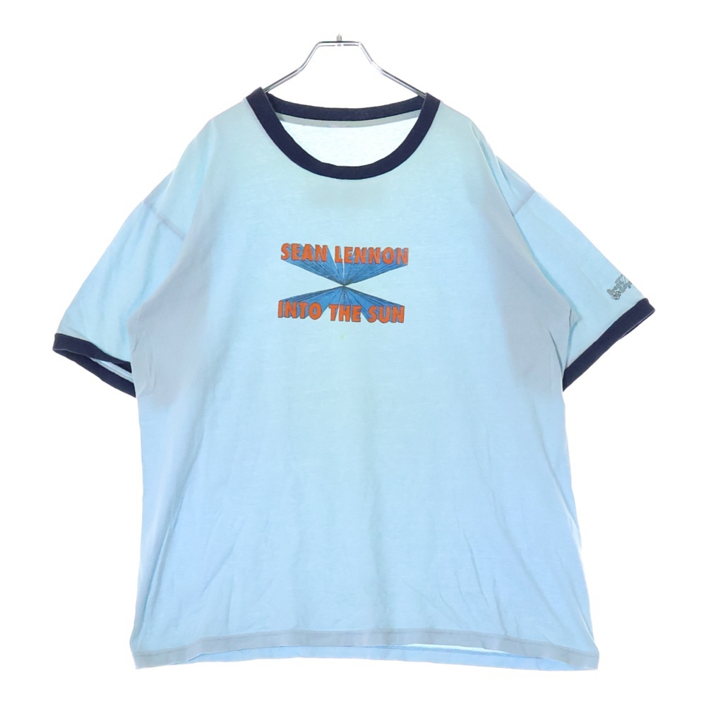 VINTAGE ヴィンテージ 90S SEAN LENNON INTO THE SUN イントゥ・ザ・サン 両面プリント 半袖Tシャツ ブルー拍卖