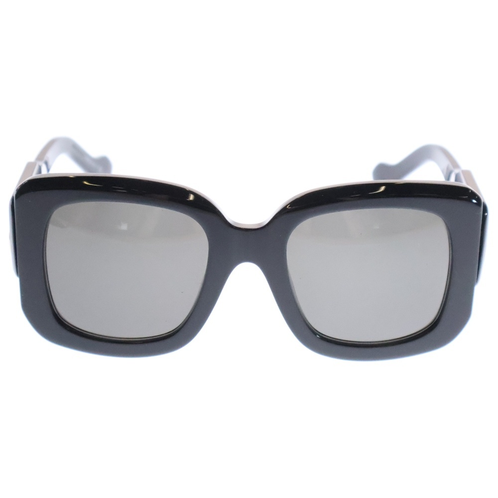 BALENCIAGA バレンシアガ 24SS Square Sunglasses サイドBB スクエア型 サングラス ブラック BB0069S拍卖