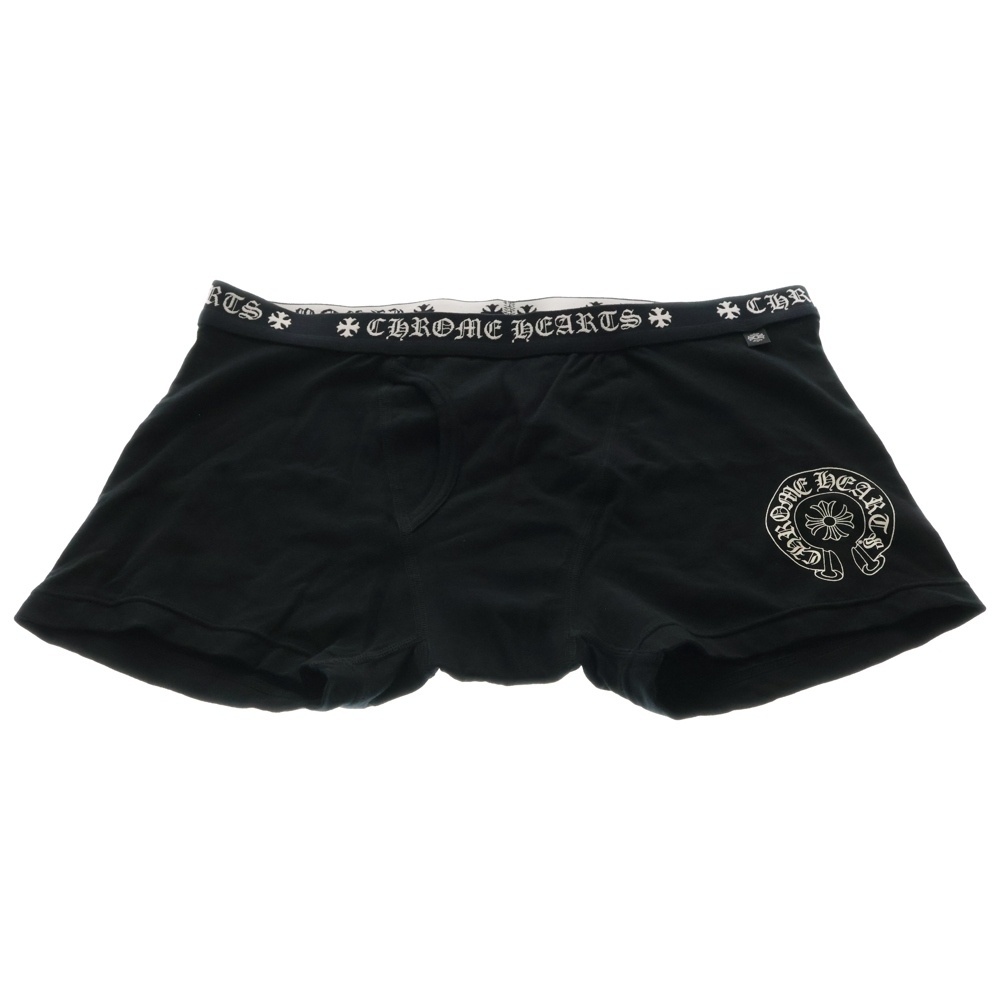 CHROME HEARTS クロムハーツ SHORT BOXER ホースシュー ボクサーパンツ ブラック拍卖