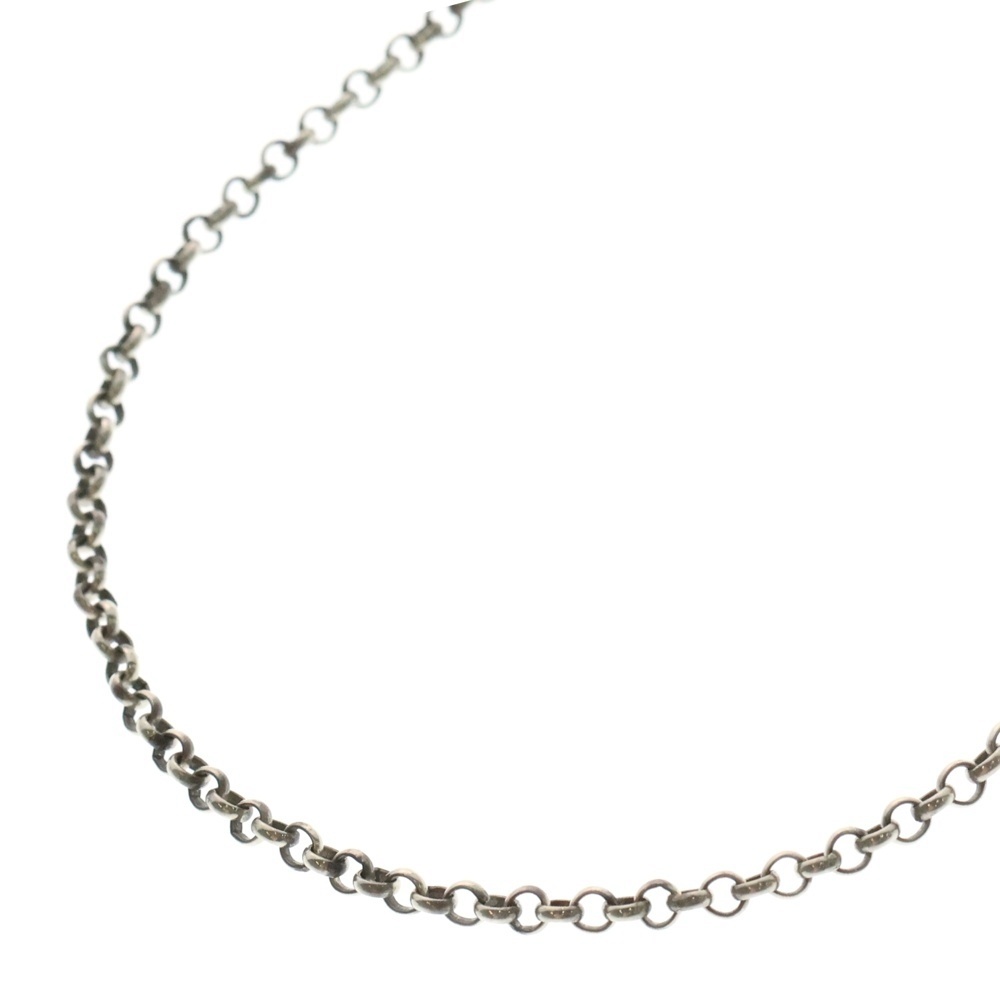 CHROME HEARTS クロムハーツ NECKCHAIN R18 ロールチェーンネックレス 18inch シルバー BCA083拍卖