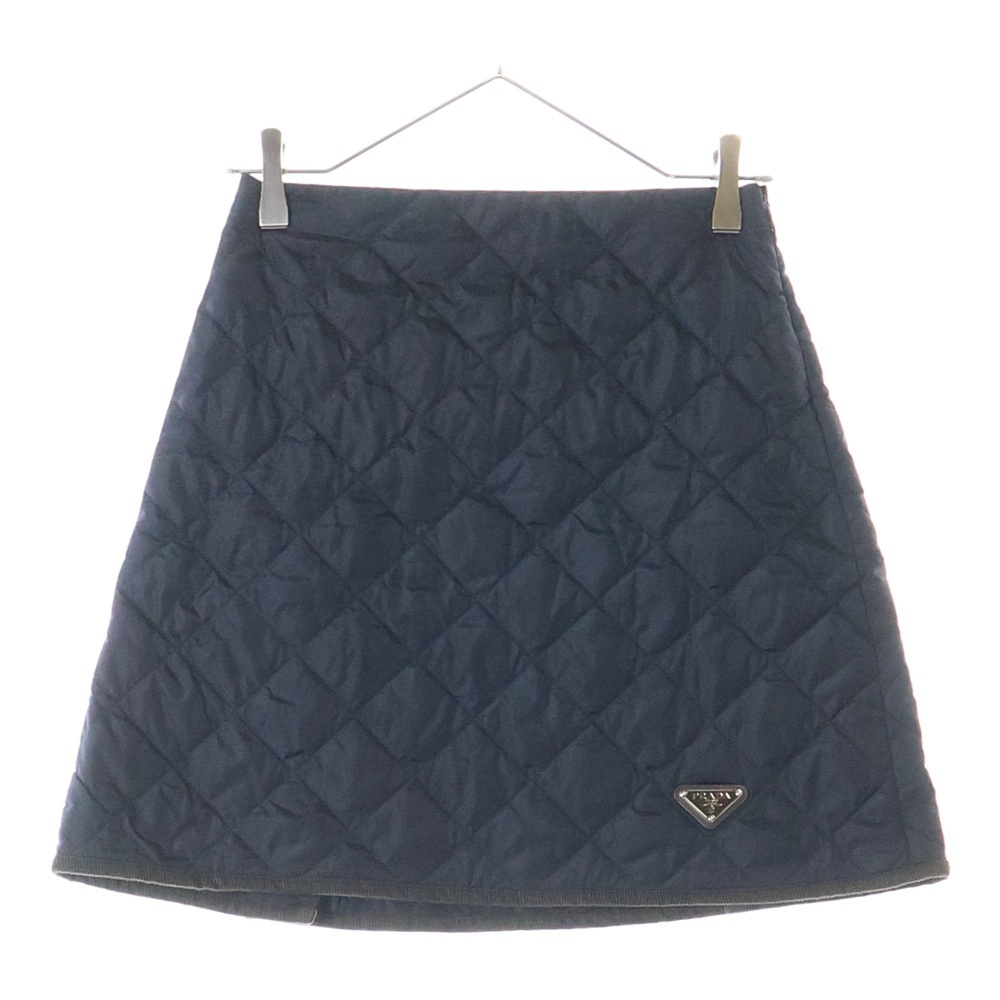 PRADA プラダ Re-Nylon Skirt リナイロン トライアングルロゴ キルティング スカート レディース 21Y933 S000 1WQ9拍卖