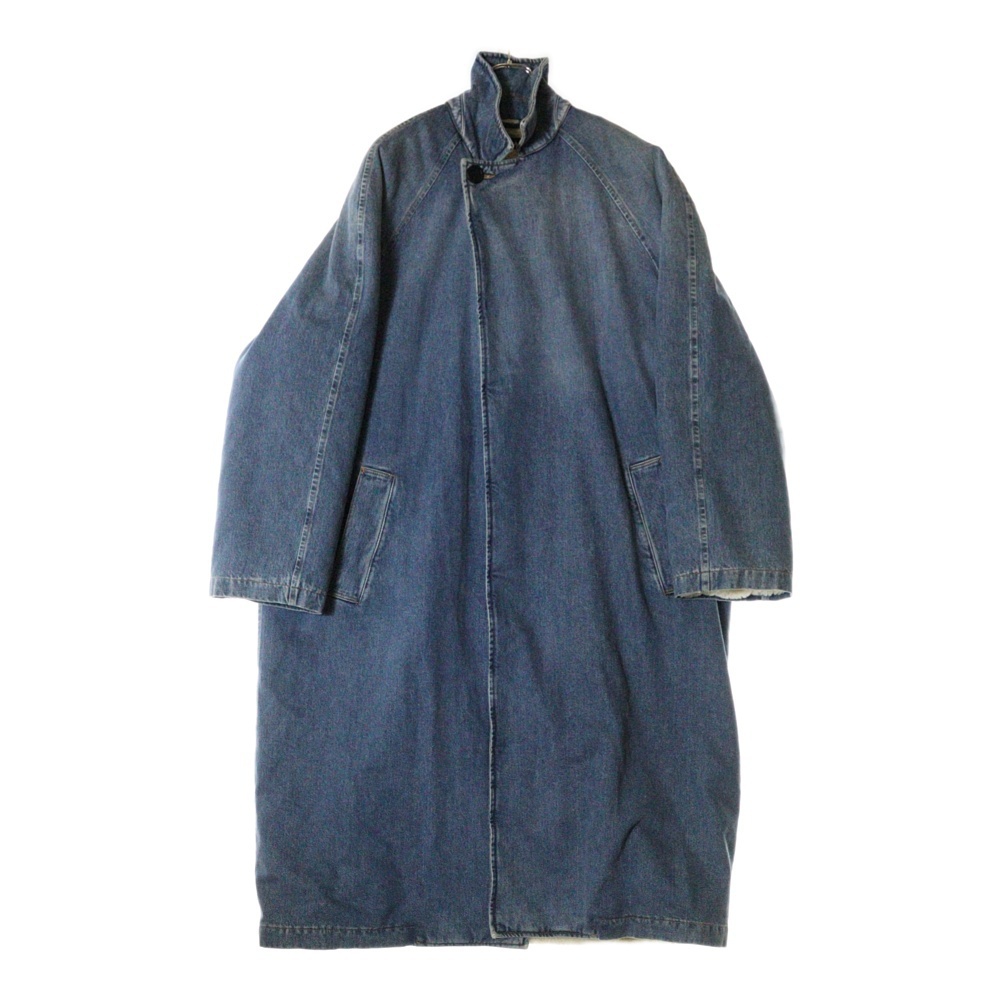 BALENCIAGA バレンシアガ 19AW Denim Mouton Car Coat デニム マウンテン カーコート インディゴ 600286 TDW14拍卖