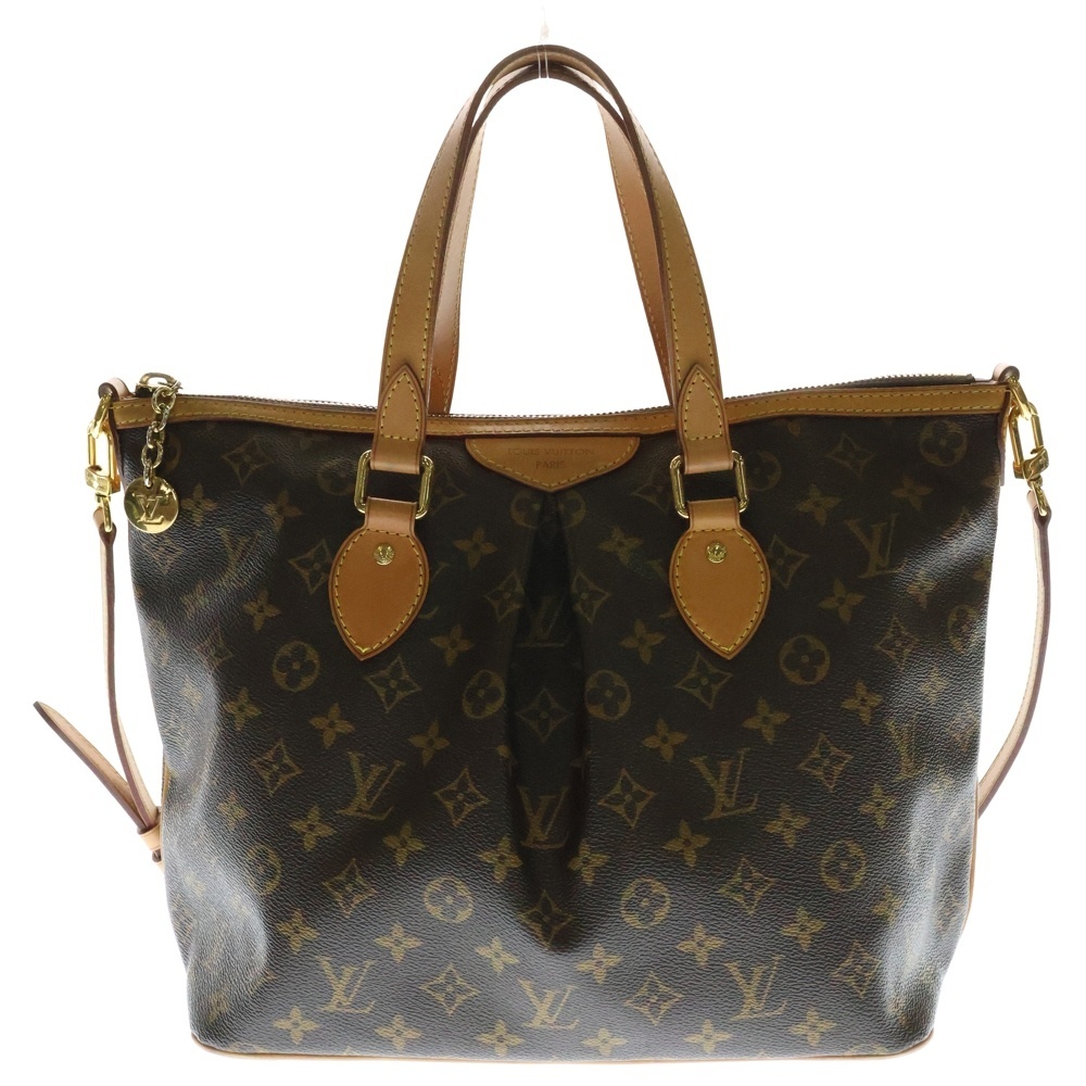 LOUIS VUITTON ルイヴィトン モノグラム パレルモPM 2wayハンドバッグ ショルダーバッグ ブラウン M40145拍卖