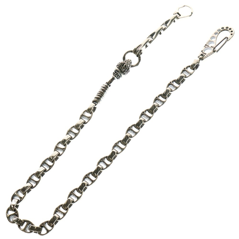 Bill Wall Leather/BWL ビルウォールレザー 2000 Clip Lion Wallet Chain 2000クリップ ライオン ウォレットチェーン シルバー拍卖