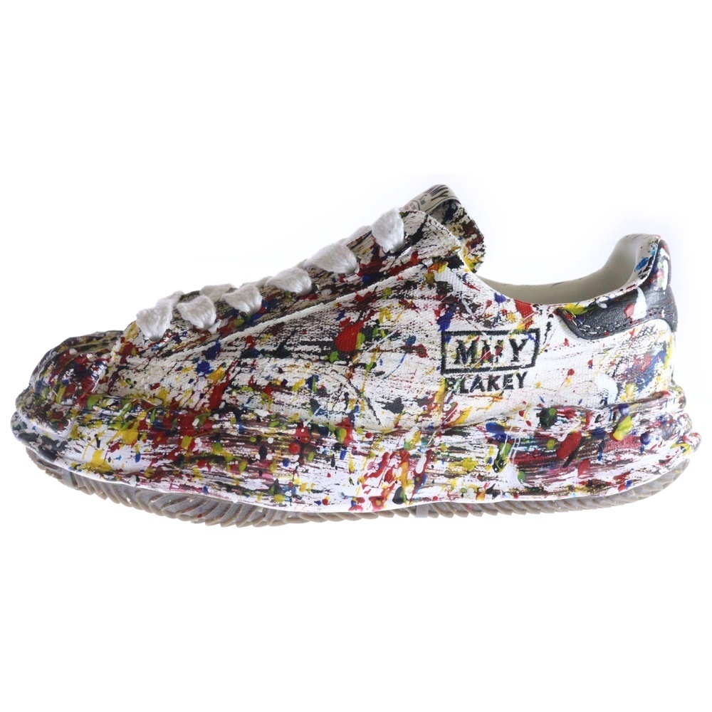 メゾンミハラヤスヒロ 25SS BLAKEY OG Sputtering Canvas Low-top Sneaker ブレイキー ペイント加工 ローカットスニーカー A14FW738拍卖