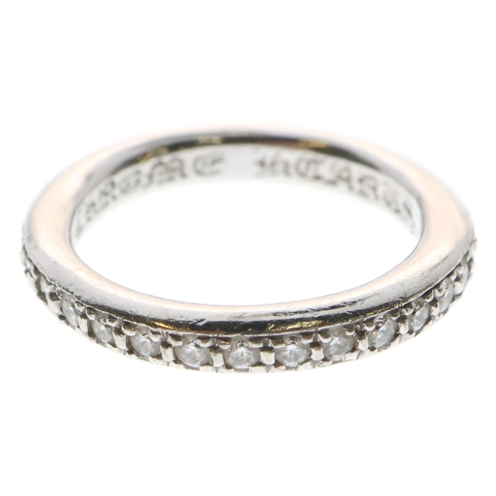CHROME HEARTS クロムハーツ TFL PAVE パヴェダイヤ ホワイトゴールド リング K18WG拍卖