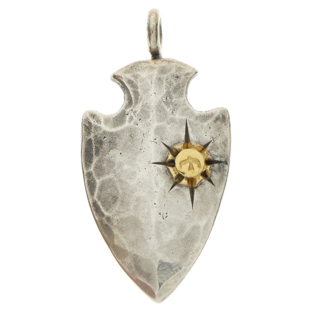 goro's ゴローズ 印台ズレ矢じり大 ペンダントトップ シルバー/ゴールド拍卖