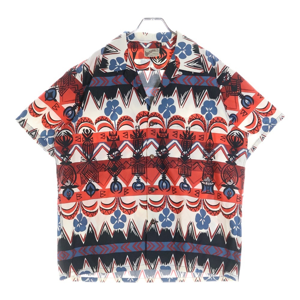 SUN SURF サンサーフ OPEN SHIRT TROPICAL WOODCUT オープンシャツ トロピカル ウッドカット マルチカラー拍卖