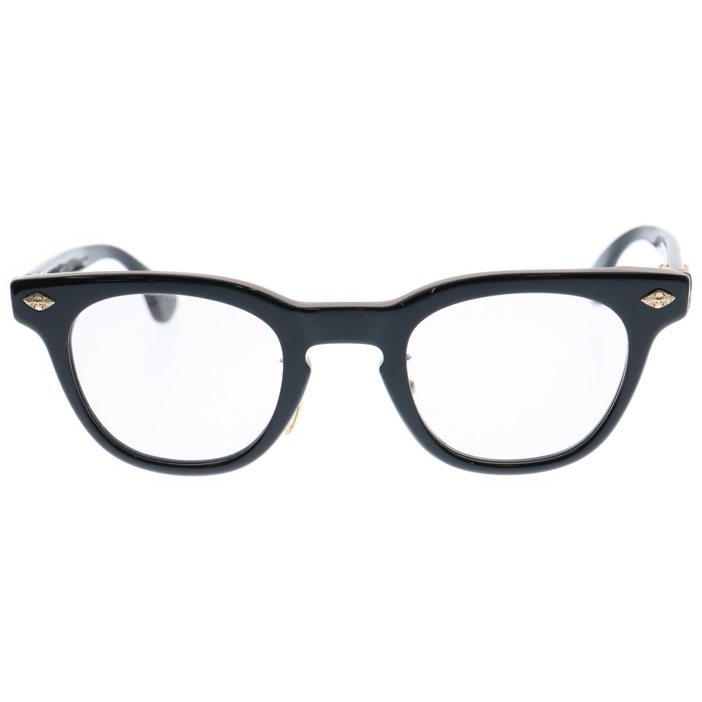 CHROME HEARTS クロムハーツ PANTY HO スパイダーテンプルウェリントン サングラス アイウェア ブラック/ゴールド拍卖