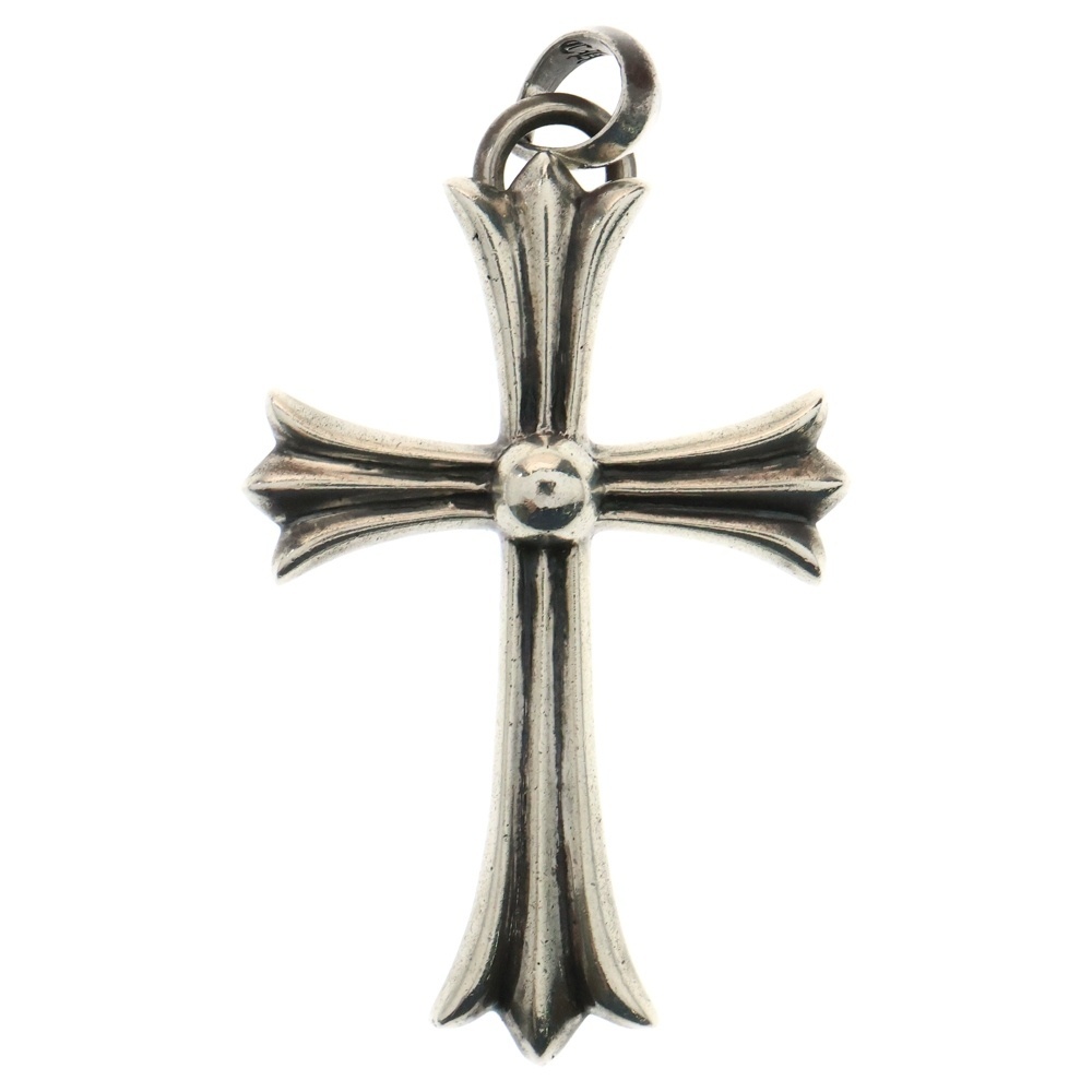 CHROME HEARTS クロムハーツ CH CRS LG W/BALE Wベイル ラージCHクロスペンダントトップ シルバー BCA215拍卖
