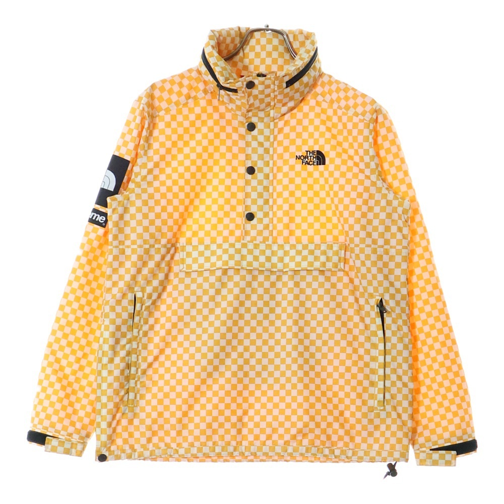 シュプリーム 11SS ×THE NORTH FACE Windbreaker Pullover ウィンドブレーカー プルオーバー タクシーチェック ジャケット NP01110拍卖