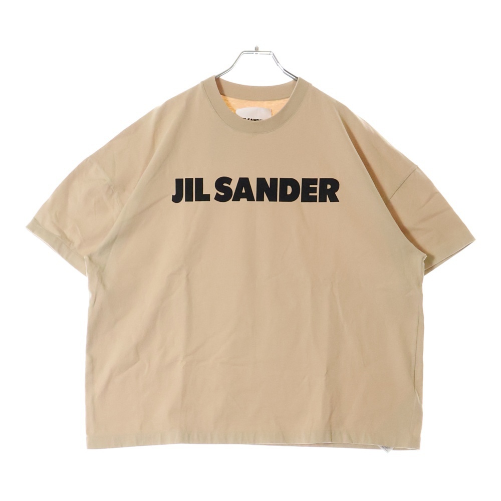 JIL SANDER ジルサンダー 24SS T-Shirt ロゴプリント 半袖Tシャツ ベージュ J21GC0001 J20215拍卖