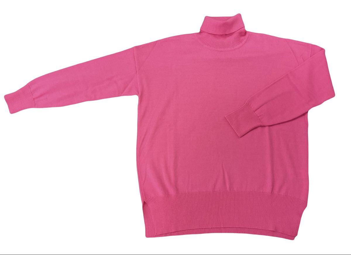 MOU プルオーバー M チェリーピンク ゆったりサイズ イタリア製拍卖