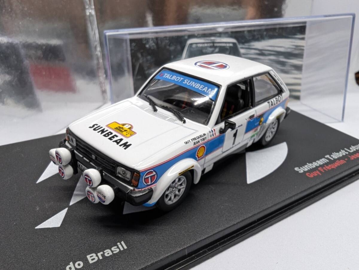 絶版!! ディアゴスティーニ1/43 タルボ・サンビーム・ロータス No.1 ブラジルラリー 1981拍卖