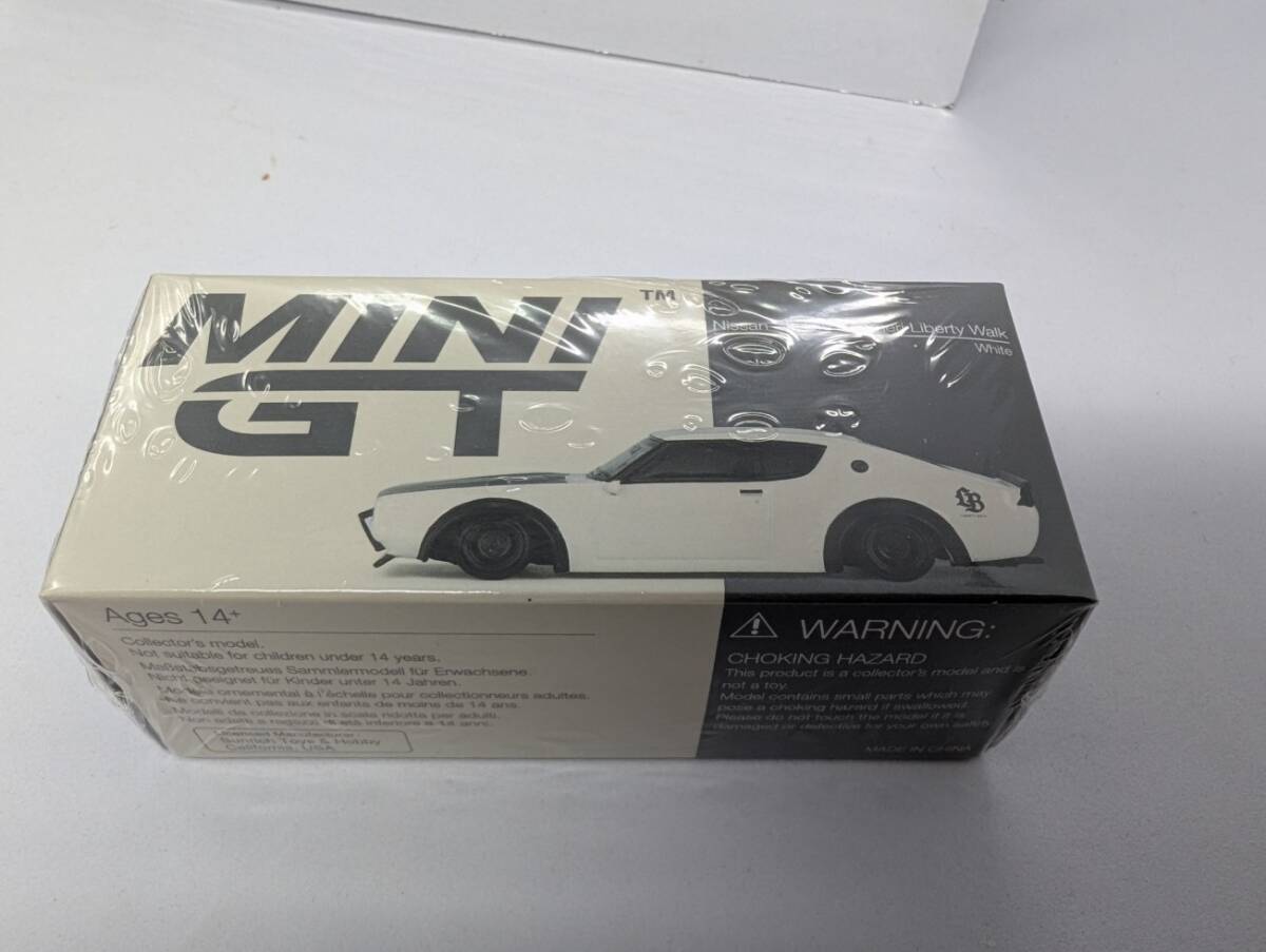 委託、絶版!! MINI-GT 1/64 ニッサン・スカイライン・ケンメリ リバティーウォーク (白)拍卖