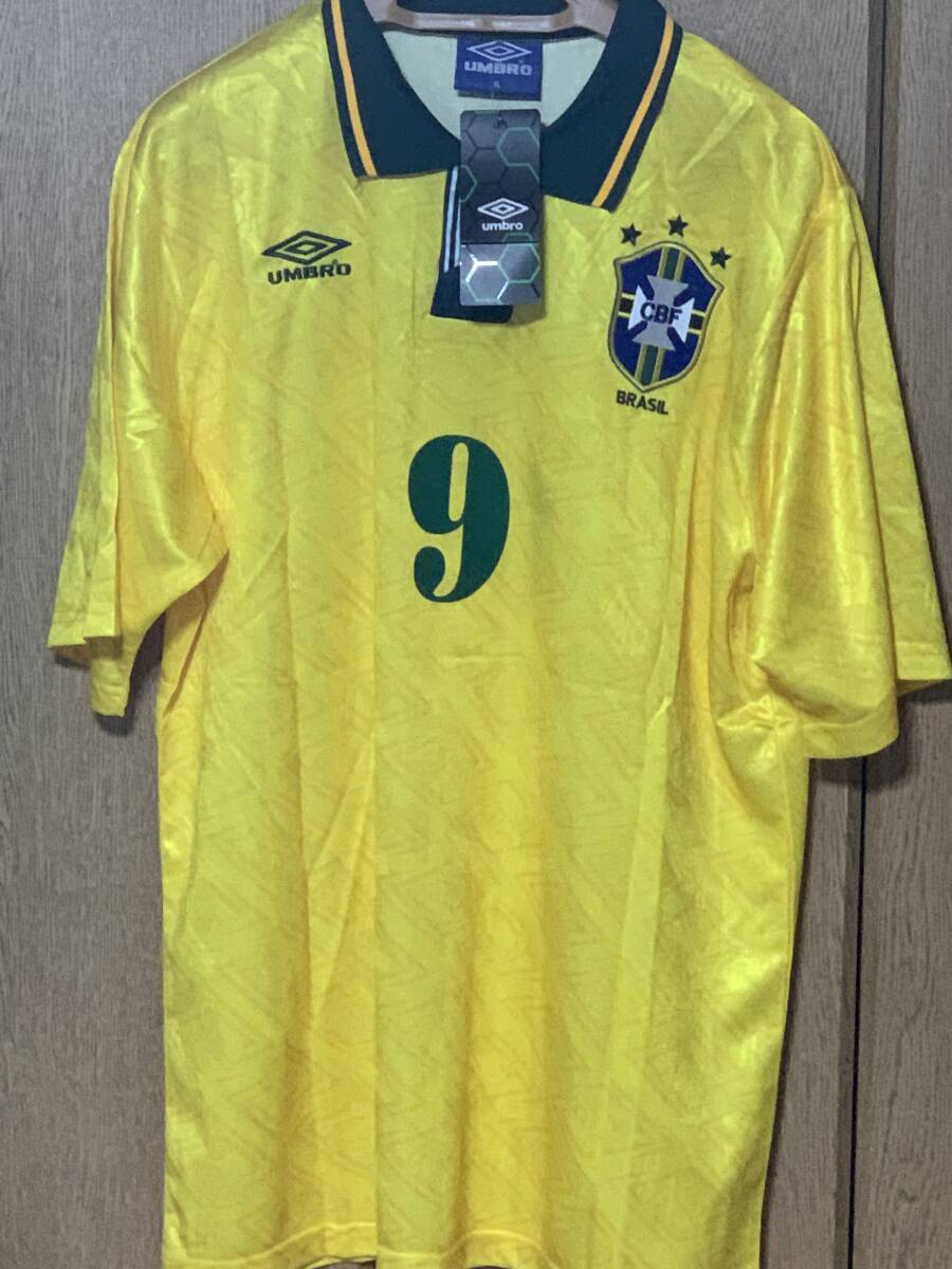 ブラジル代表(H)91-93 コパ・アメリカ1991準優勝時エース #9 カレッカ選手ユニフォーム 検)Jリーグ 柏レイソル イタリア ナポリ サンパウロ拍卖