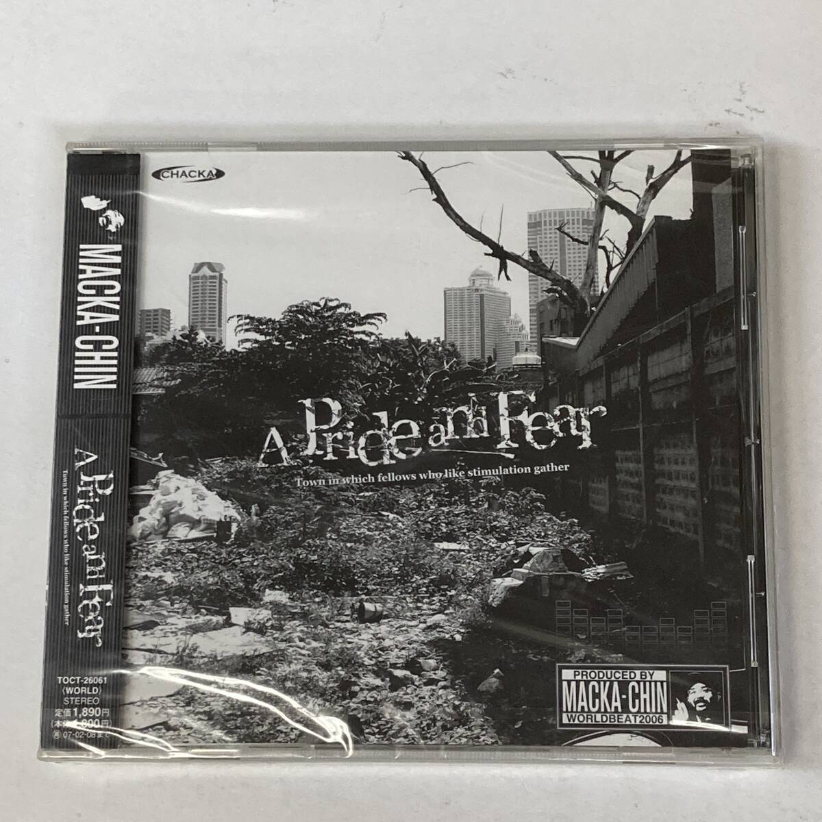 PR1289 CD 未開封 *MACKA-CHIN* A PRIDE AND FEAR 拍卖