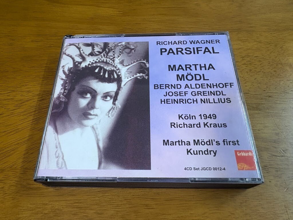 E7/4枚組CD ワーグナー パルジファル マルタ・メードル リヒャルト・クラウス ケルン放送交響楽団・合唱団 輸入盤拍卖