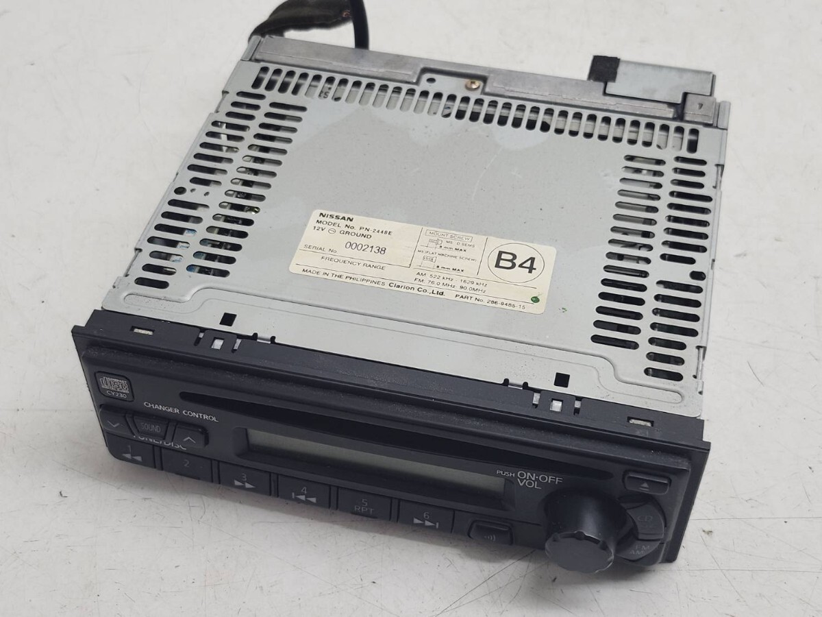 日産 NISSAN ステージア 250RS 純正 CDプレーヤー カーオーディオ PN-2448E拍卖