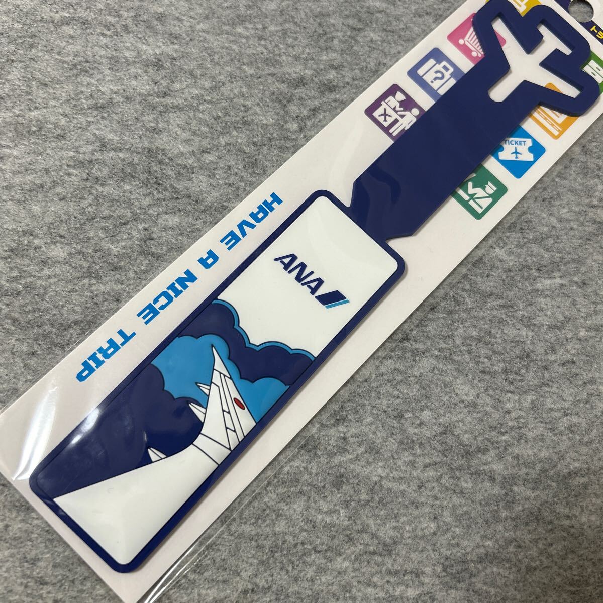 【ANA】トラベルタグ ラベル 新品 希少 / 全日空 全日本空輸 ラゲージタグ フライトタグ ネームタグ タグ 飛行機 キーホルダー拍卖