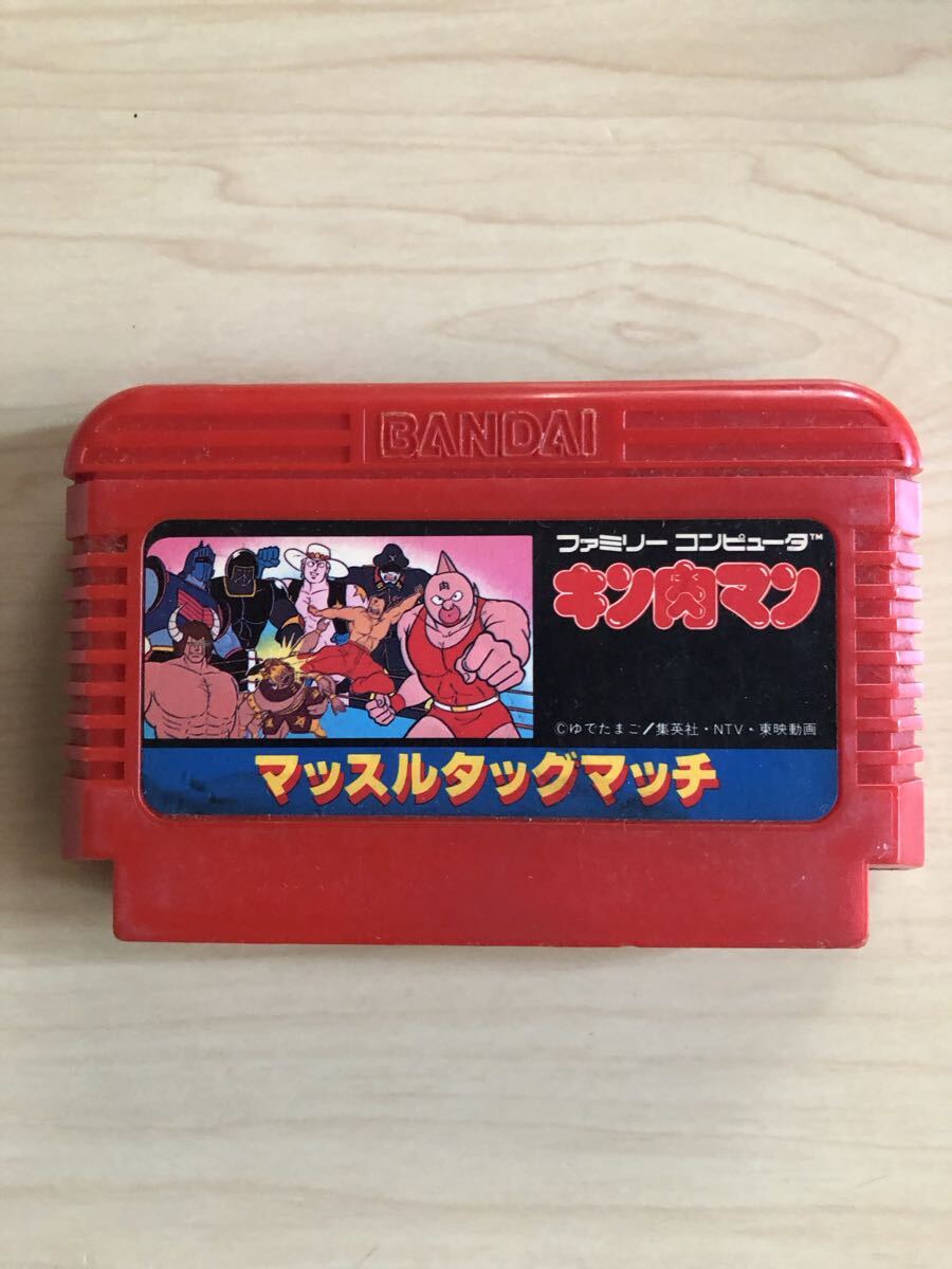 ファミコンソフト キン肉マン マッスルタッグマッチ 外装不良品拍卖