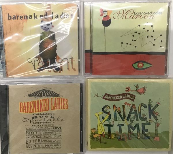 CD4枚まとめて◆ベアネイキッド・レディース Barenaked Ladies アルバム セット★送料185円!Stunt+Maroon+Rock Spectacle+.SNACK TIME拍卖