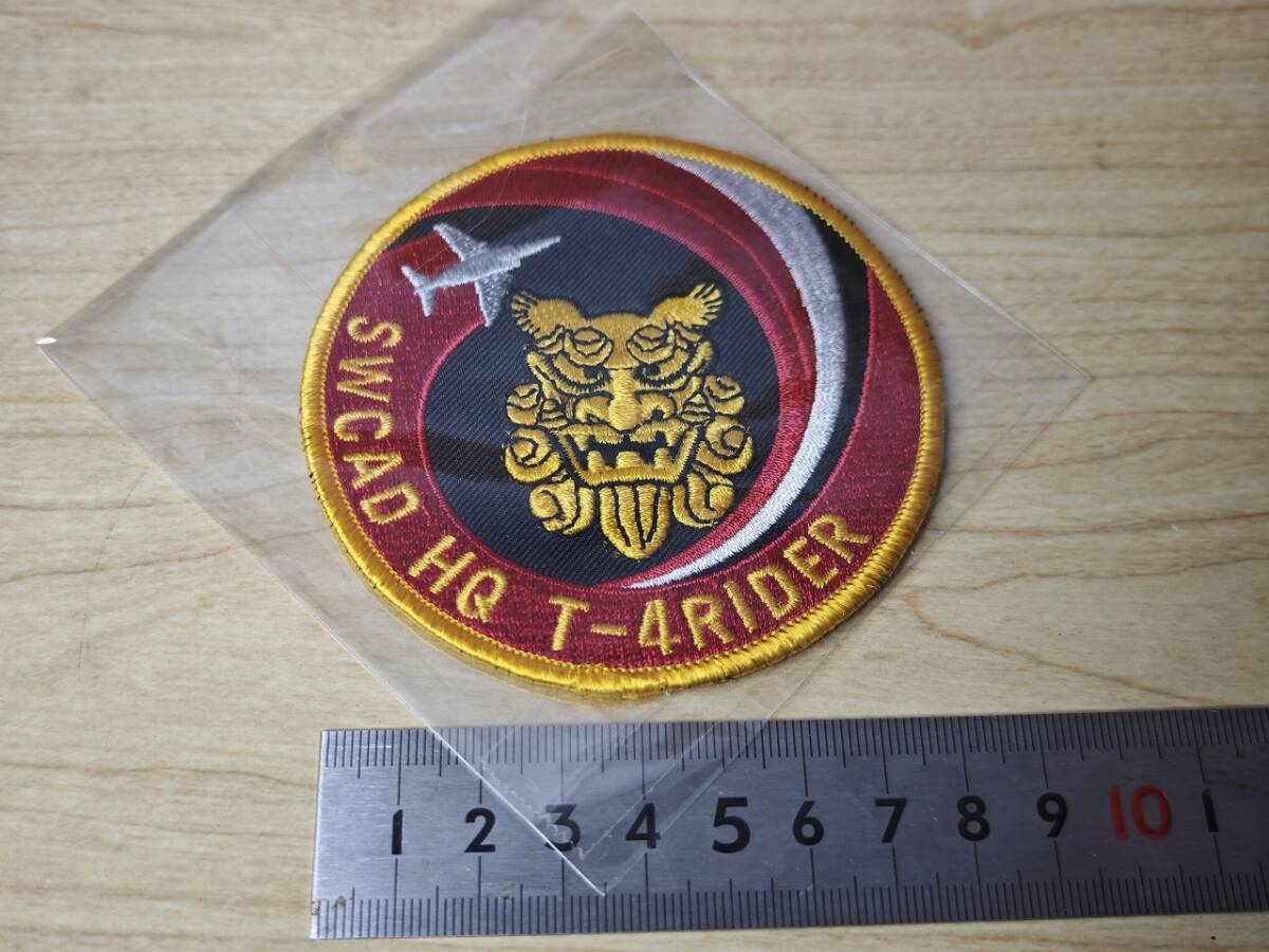 航空自衛隊 SWCAD HQ T-4RIDER 南西航空混成団 南西支援飛行班 JASDF ワッペン 刺繍パッチ拍卖