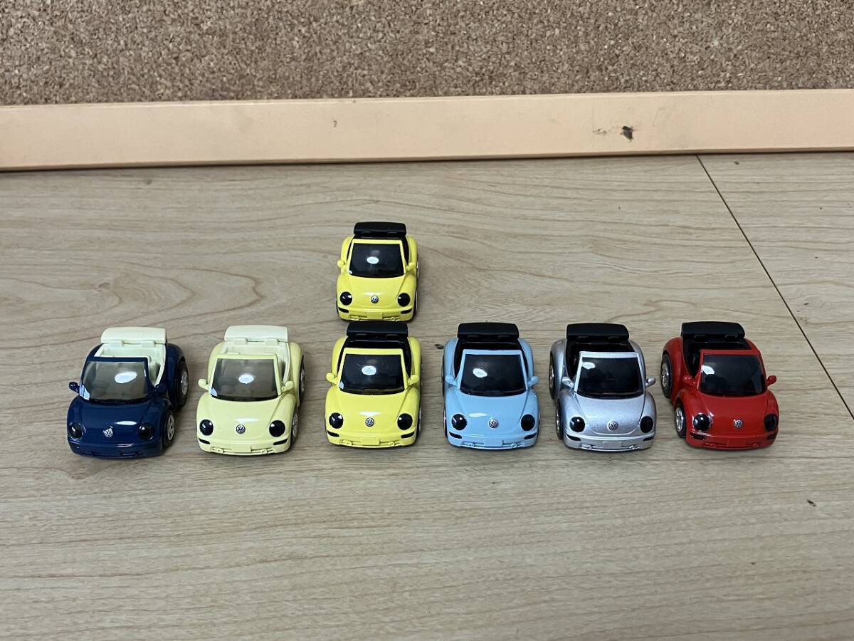 【中古】チョロQ No.38 ニュービートルカブリオレ 7台セット拍卖