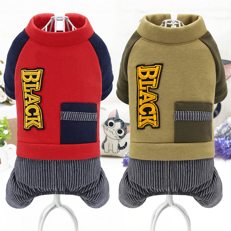 犬の服 四足前開き ロンパース つなぎ ドッグウェア コスチューム 防寒 秋冬 おしゃれペット 柔らかい 暖かい 小型犬 中型犬用 かわいい 拍卖