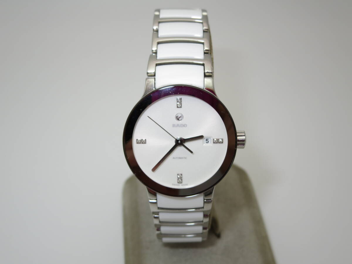 ☆ ラド― セントリックス セラミックXチタン レディース 自動巻 腕周約~17.5㎝位 中古 ☆拍卖