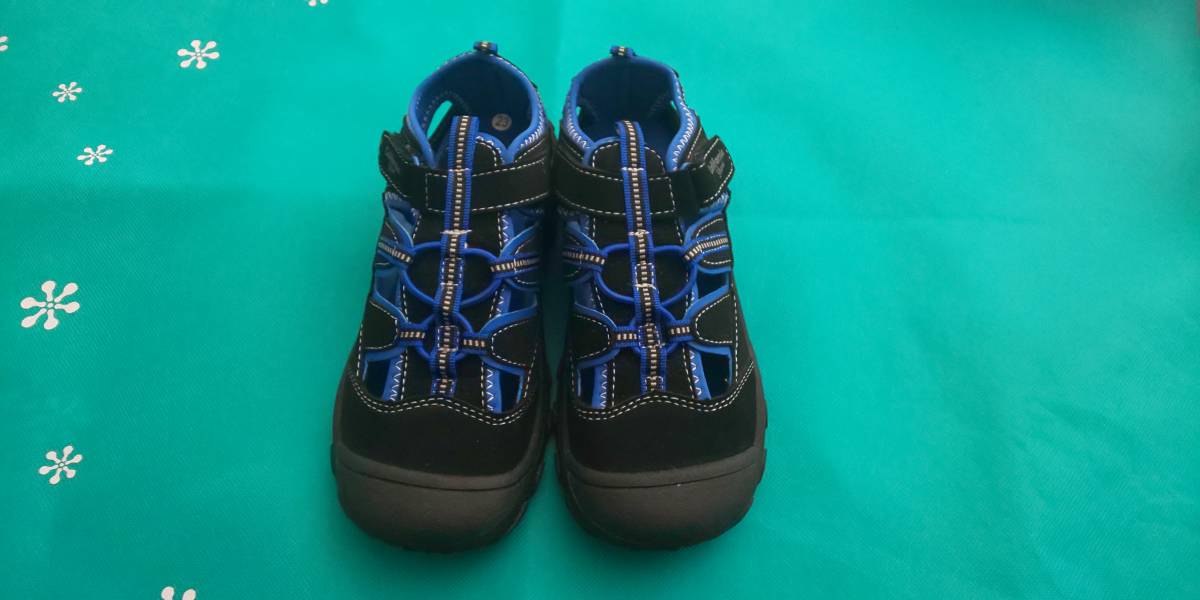 【期間限定】新品 つま先ガードサンダル 23cm キッズ サンダル拍卖