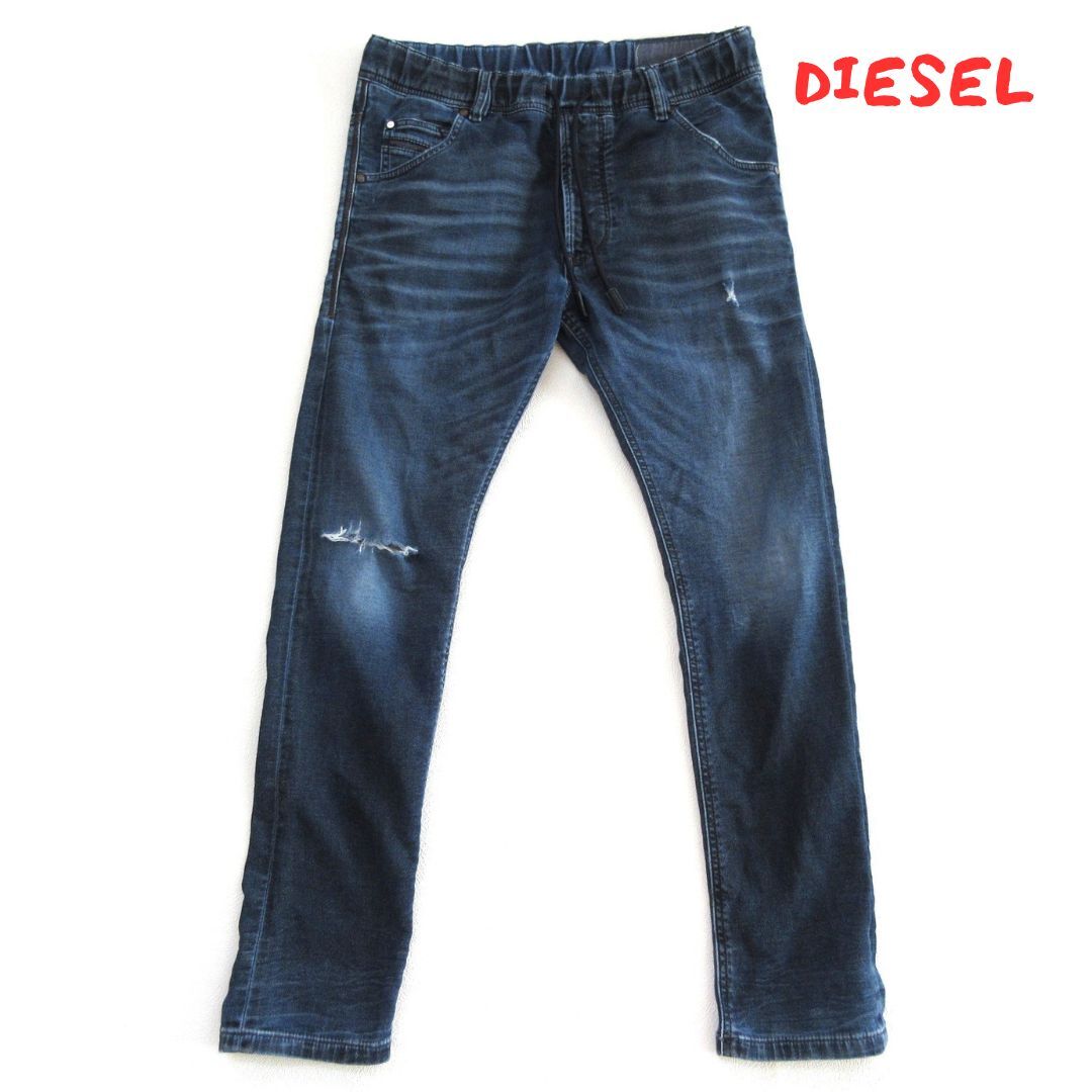 【DIESEL】W30 ディーゼル ジョグジーンズ KROOLEY-NE 0359拍卖