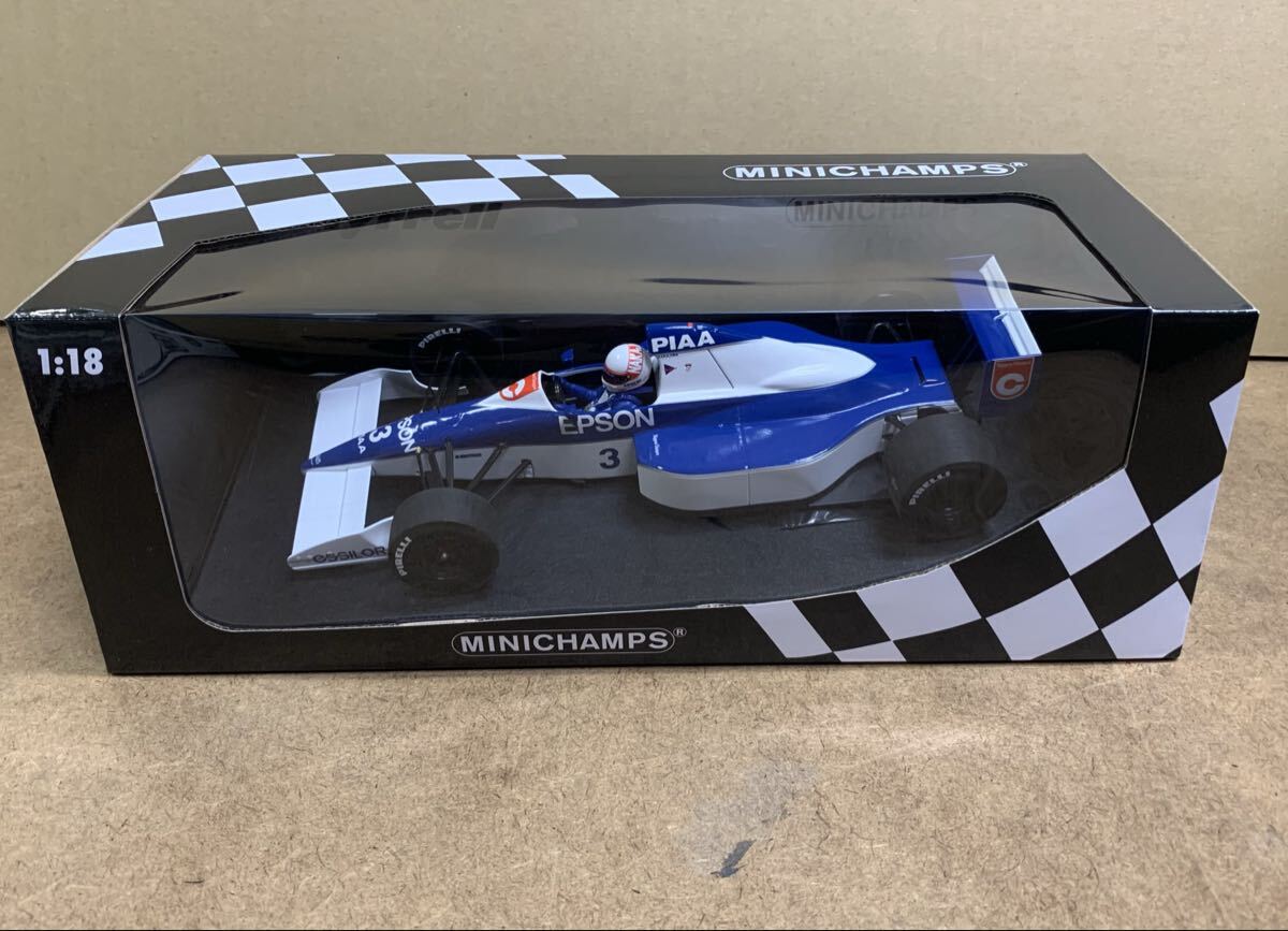 ミニチャンプス 1/18 TYRRELL FORD 018 S.NAKAJIMA 6th PLACE, USA GP 1990 MINICHAMPS 新品 未開封品 ティレル フォード 中嶋悟拍卖