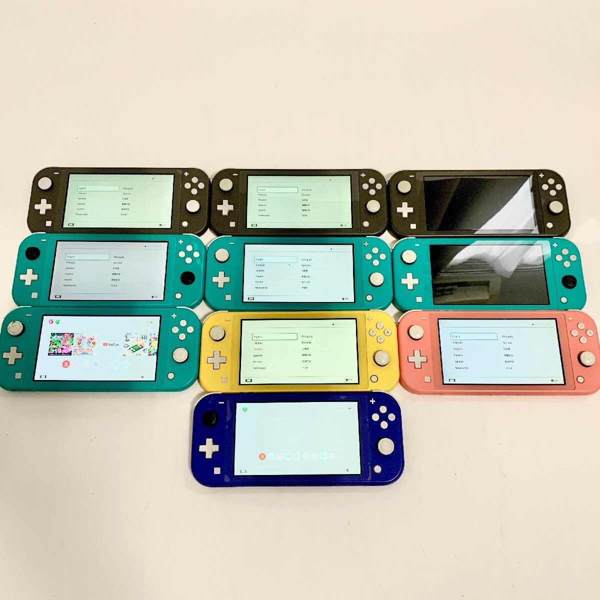 Nintendo Switch Lite 本体 10台 まとめ 動作未確認 ジャンク ニンテンドースイッチライト console HDH-001拍卖