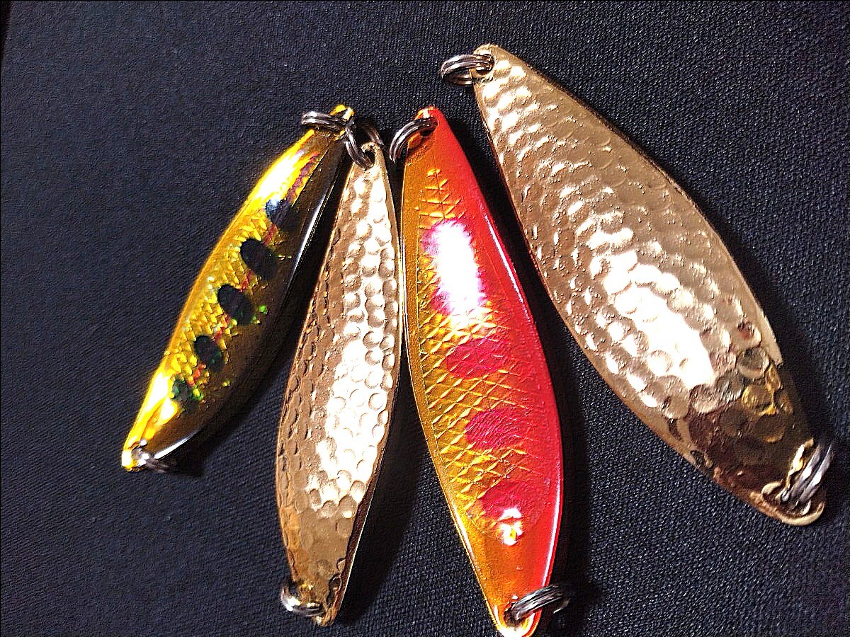 250426010【極厚24g】2色組 赤金・黒金 ■世界初凹面塗装■noby’s blue  ■急流底攻略■ボトムトレーサー ■新品パケ入り拍卖