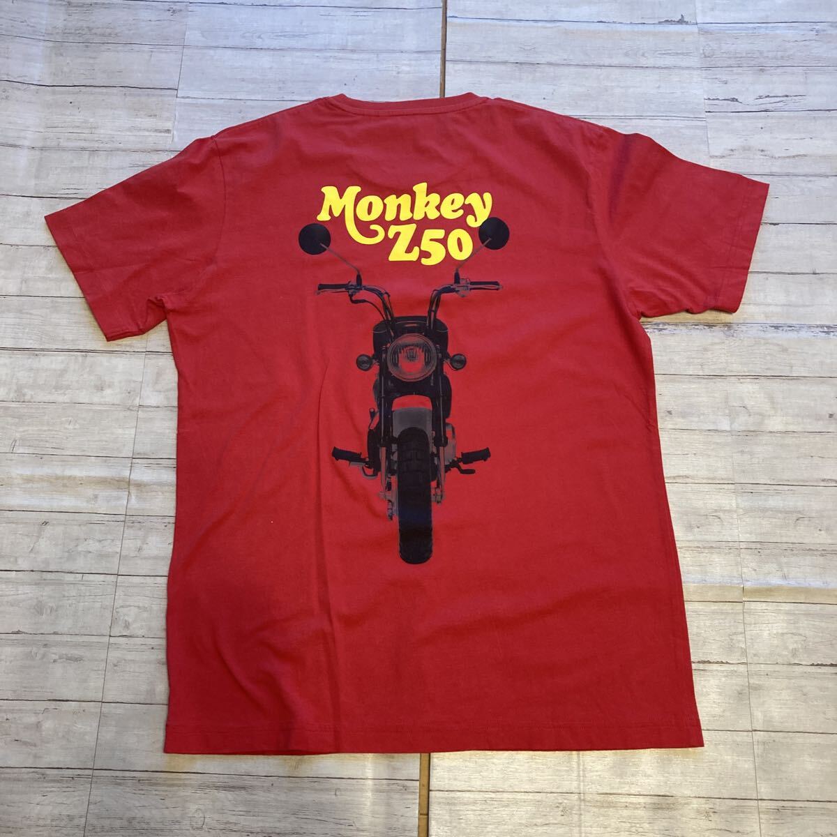 UT UNIQLO モンキー Z50 プリント 半袖 Tシャツ レッド 赤 Lサイズ 拍卖