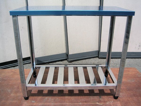 ★新品 幅900 厨房 ステンレス台 作業台 調理台 KT-900x450 店舗 ●送料無料拍卖