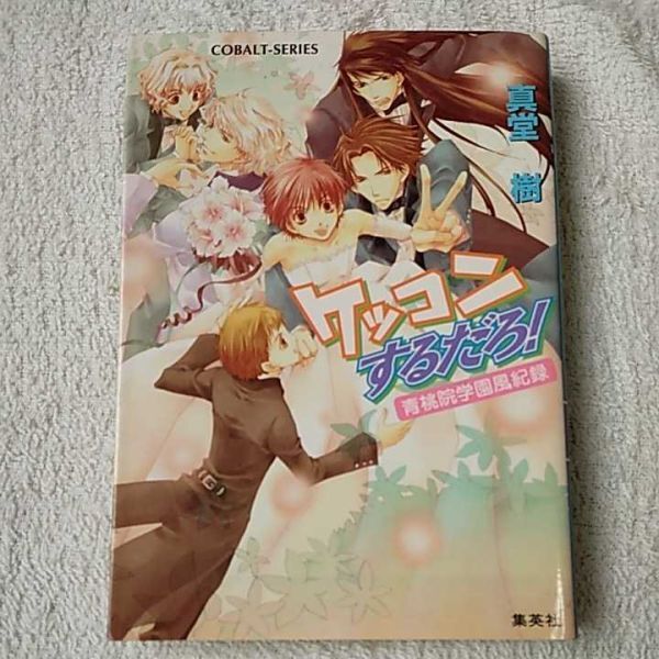 ケッコンするだろ! 青桃院学園風紀録 (青桃院学園風紀録シリーズ) (コバルト文庫) 真堂 樹 松本 テマリ 9784086007917拍卖