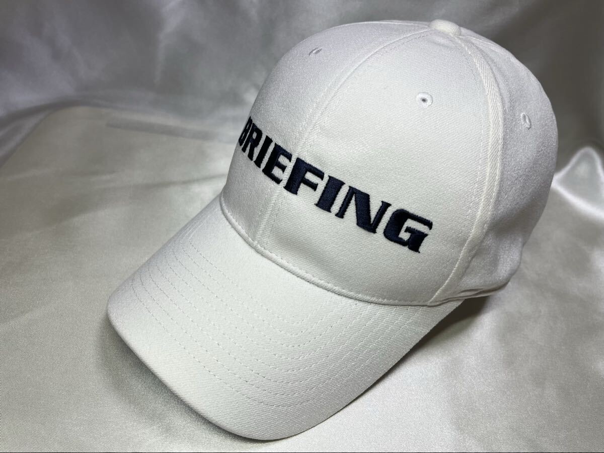 新品 BRIEFING GOLF ブリーフィング ゴルフ 帽子 キャップ ホワイト拍卖