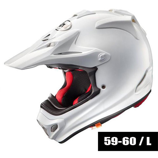【送料サービス】ARAI Vクロス4 ヘルメット ホワイト/59-60(L)サイズ★即納★拍卖