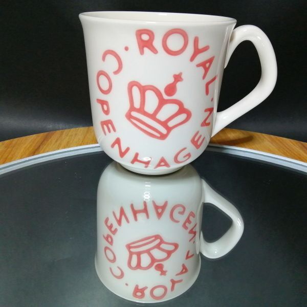 未使用◇自宅保管 ロイヤルコペンハーゲン ニューシグネチャー マグカップ ワインレッド ピンク ※追加出品予定あり拍卖