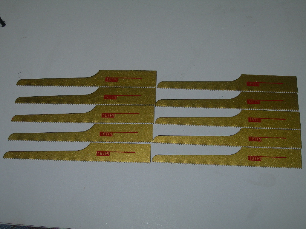 お得 エアソー ブレード 10枚Set 18T バイメタル 替刃 スチール アルミ 樹脂のカットに拍卖